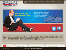 Tablet Screenshot of dallasrentacar.com.br